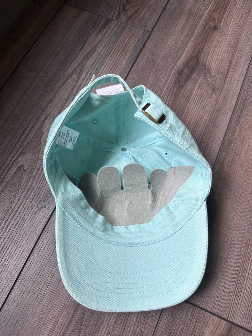 Life is Good Seafoam Blue Dog Embroidered Baseball Cap Hat, NWT